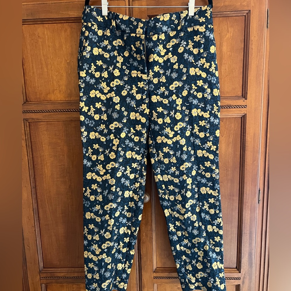 Sézane straight leg cropped pants